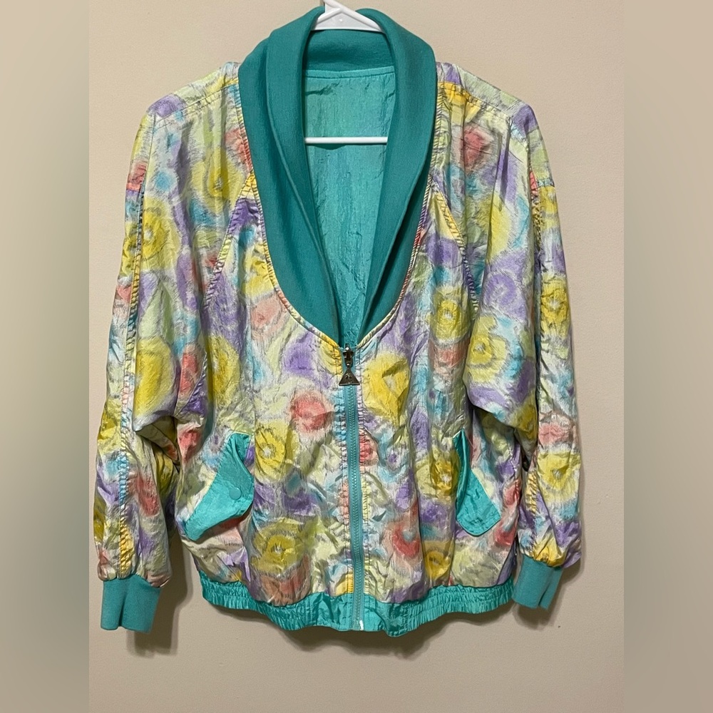 Vintage Casual Isle Reversible Windbreaker